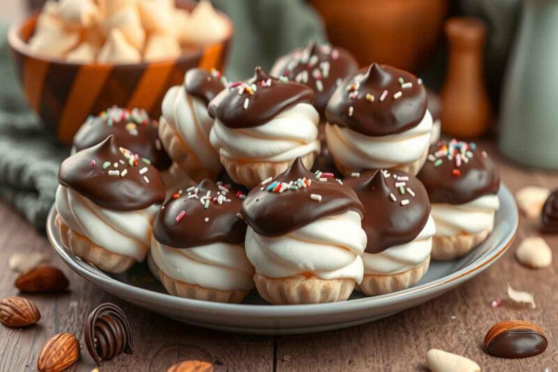 La deliziosa ricetta dei dolcetti meringati al cioccolato di Morettini