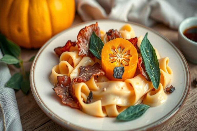 Pasta con zucca e speck: un primo piatto cremoso da provare ...
